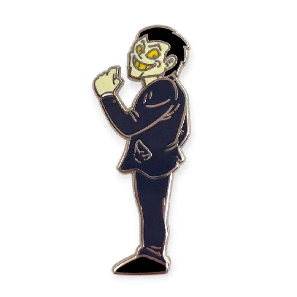 Cryptid Metazoo Enamel Pin: Indrid Cold, The Grinning Man